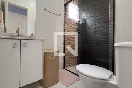 Banheiro da Suíte de apartamento à venda com 2 quartos, 55m² em Vila Endres, Guarulhos