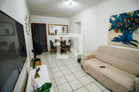 Sala de apartamento para alugar com 1 quarto, 84m² em Vila Tupi, Praia Grande