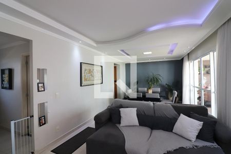 Sala  de apartamento à venda com 2 quartos, 107m² em Vila Lusitania, São Bernardo do Campo