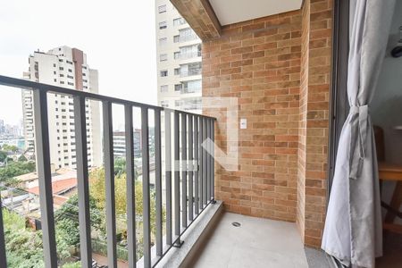 Varanda de kitnet/studio para alugar com 1 quarto, 24m² em Chácara Klabin, São Paulo