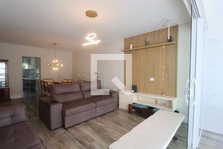 Sala de apartamento para alugar com 3 quartos, 140m² em Jardim Asturias, Guarujá