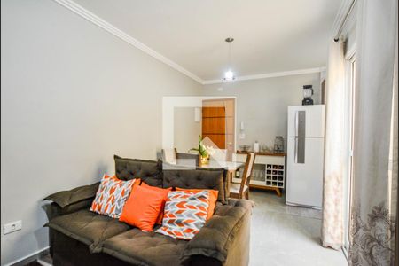 Sala de apartamento à venda com 2 quartos, 46m² em Vila Humaita, Santo André
