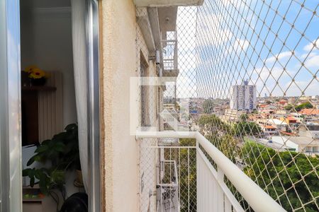 Varanda da Sala de apartamento à venda com 3 quartos, 70m² em Itaquera, São Paulo