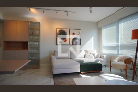 Sala  de apartamento para alugar com 2 quartos, 91m² em São João, Porto Alegre