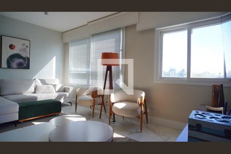Sala  de apartamento para alugar com 2 quartos, 91m² em São João, Porto Alegre