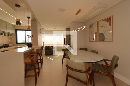 Sala de Jantar de apartamento à venda com 3 quartos, 113m² em Vila Bastos, Santo André