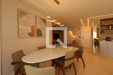 Sala de Jantar de apartamento à venda com 3 quartos, 113m² em Vila Bastos, Santo André