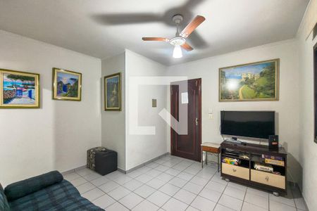 Sala de apartamento para alugar com 1 quarto, 50m² em Vila Tupi, Praia Grande