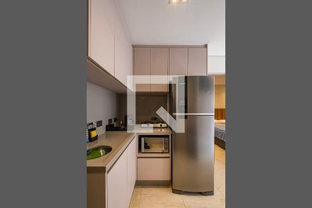 Sala/Cozinha de apartamento para alugar com 1 quarto, 30m² em Jardim Paulista, São Paulo