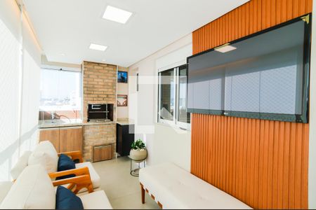 Varanda da Sala de apartamento à venda com 3 quartos, 109m² em Vila Galvão, Guarulhos