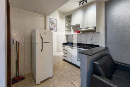 Cozinha  de kitnet/studio para alugar com 0 quarto, 30m² em Nova Mirim, Praia Grande