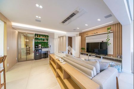 Sala de apartamento à venda com 4 quartos, 128m² em Vila Assunção, Santo André