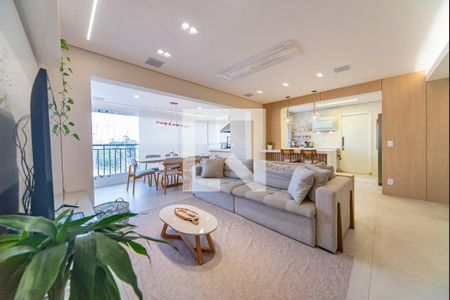 Sala de apartamento à venda com 4 quartos, 128m² em Vila Assunção, Santo André