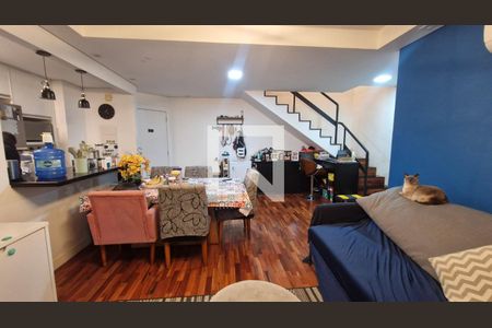 Sala - Cozinha de apartamento para alugar com 3 quartos, 98m² em Usina Piratininga, São Paulo