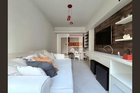 Sala de apartamento para alugar com 1 quarto, 54m² em Indianópolis, São Paulo