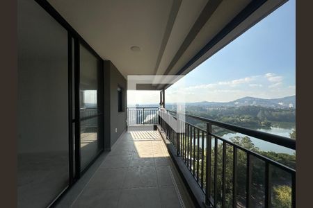 Varanda da Sala de apartamento à venda com 3 quartos, 95m² em Alphaville Empresarial, Barueri