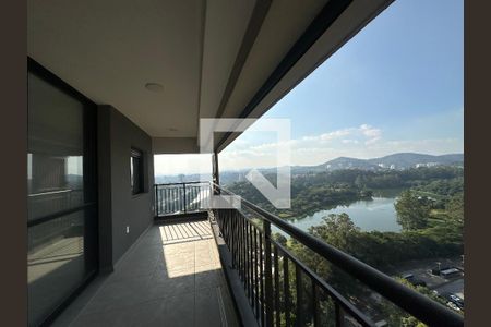 Varanda da Sala de apartamento à venda com 3 quartos, 95m² em Alphaville Empresarial, Barueri
