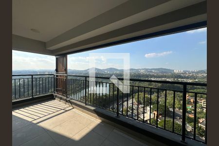 Varanda da Sala de apartamento à venda com 3 quartos, 95m² em Alphaville Empresarial, Barueri