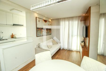 Sala de apartamento à venda com 2 quartos, 50m² em Utinga, Santo André