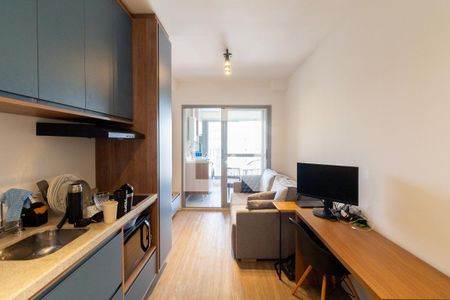 Sala - Cozinha de apartamento para alugar com 1 quarto, 37m² em Butantã, São Paulo