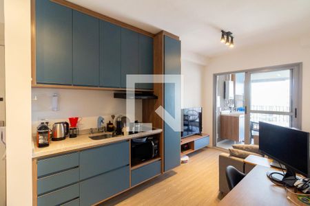 Sala - Cozinha de apartamento para alugar com 1 quarto, 37m² em Butantã, São Paulo