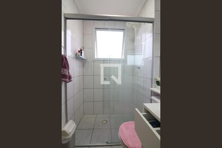 Banheiro Social de apartamento à venda com 1 quarto, 46m² em Vila Goncalves, São Bernardo do Campo