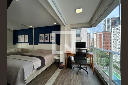 Sala / Quarto de apartamento à venda com 1 quarto, 36m² em Brooklin, São Paulo