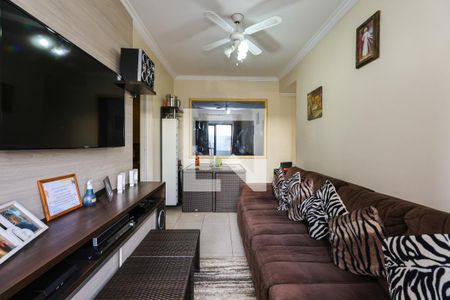 Sala de apartamento à venda com 2 quartos, 55m² em Jardim Monte Alegre, Taboão da Serra