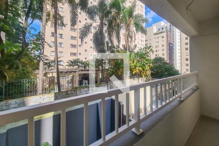 Vista/Varanda de kitnet/studio à venda com 1 quarto, 25m² em Jardim Paulista, São Paulo