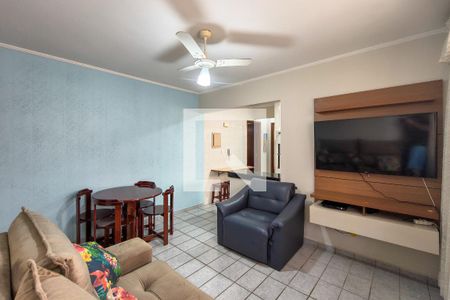 Sala de apartamento para alugar com 2 quartos, 62m² em Guilhermina, Praia Grande