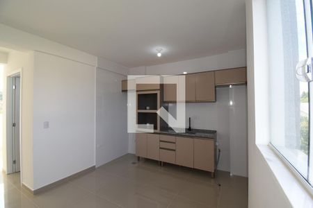 Sala e Cozinha do Studio de apartamento para alugar com 1 quarto, 30m² em Jardim das Américas, Curitiba