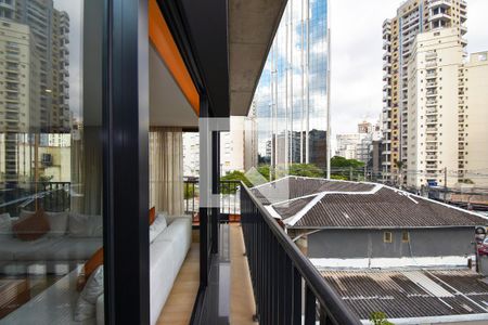 varanda Sala de estar de apartamento à venda com 3 quartos, 189m² em Jardim Paulista, São Paulo