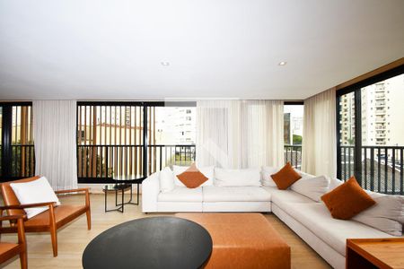 Sala de estar de apartamento à venda com 3 quartos, 189m² em Jardim Paulista, São Paulo