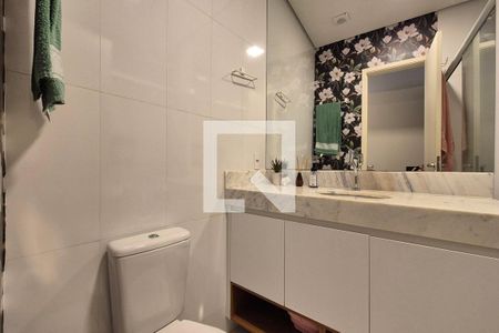 Banheiro da Suíte de apartamento à venda com 2 quartos, 93m² em Jardim Ipaussurama, Campinas