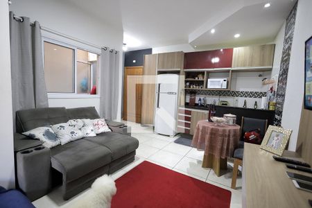 Sala de apartamento à venda com 2 quartos, 43m² em Jardim Ipanema, Santo André