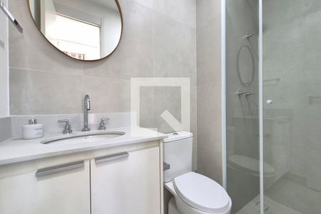 Banheiro de apartamento à venda com 1 quarto, 36m² em Botafogo, Campinas