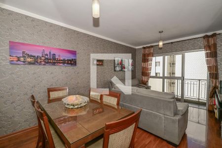 Sala de apartamento à venda com 2 quartos, 58m² em Parque Taboao, Taboão da Serra