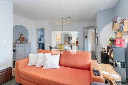Sala de apartamento à venda com 3 quartos, 80m² em Chácara Santo Antônio (zona Sul), São Paulo