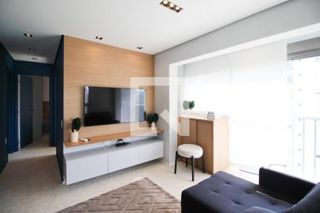 Sala de apartamento para alugar com 2 quartos, 60m² em Moema, São Paulo