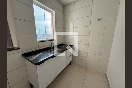 Sala/Cozinha de apartamento para alugar com 2 quartos, 62m² em Vila Vilma, Santo André