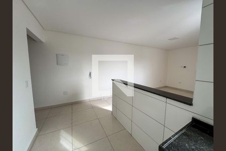 Sala/Cozinha de apartamento para alugar com 2 quartos, 62m² em Vila Vilma, Santo André
