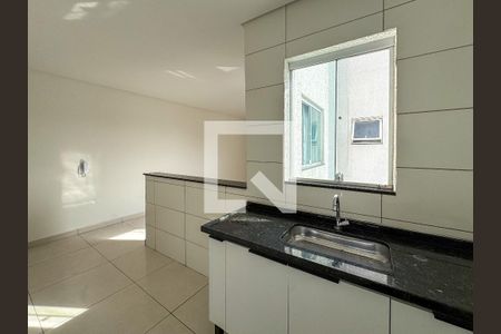 Sala/Cozinha de apartamento para alugar com 2 quartos, 62m² em Vila Vilma, Santo André