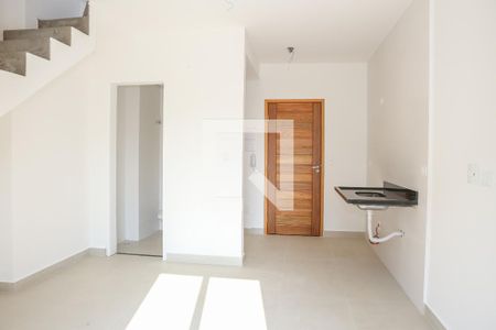 Sala e Cozinha de apartamento à venda com 1 quarto, 42m² em Lapa, São Paulo