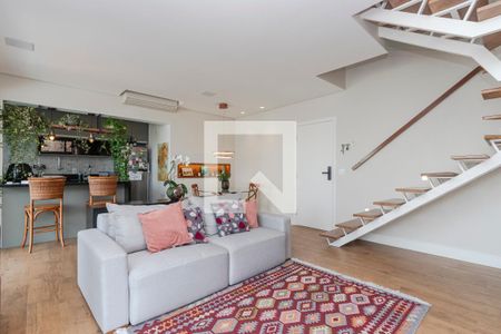 Sala de apartamento para alugar com 2 quartos, 106m² em Cidade Monções, São Paulo