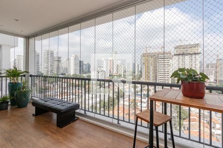 Varanda da Sala de apartamento para alugar com 2 quartos, 106m² em Cidade Monções, São Paulo