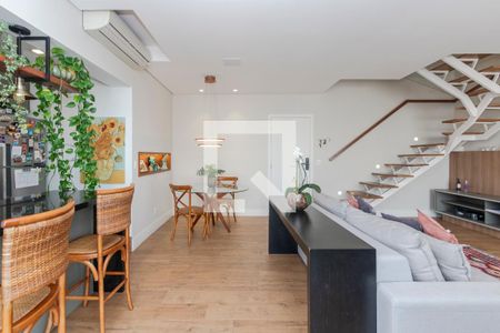 Sala de apartamento para alugar com 2 quartos, 106m² em Cidade Monções, São Paulo