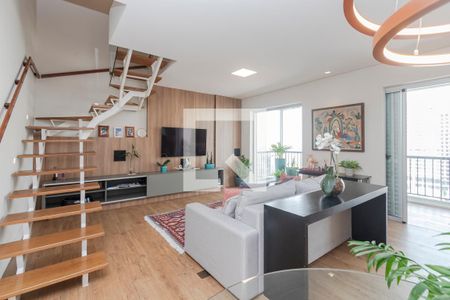 Sala de apartamento para alugar com 2 quartos, 106m² em Cidade Monções, São Paulo