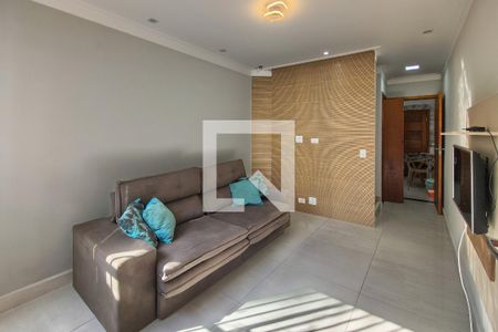 Sala de casa de condomínio para alugar com 2 quartos, 180m² em Boqueirão, Praia Grande