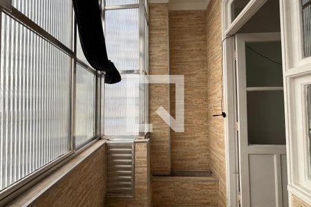 Varanda da Sala de apartamento para alugar com 1 quarto, 51m² em Aparecida, Santos