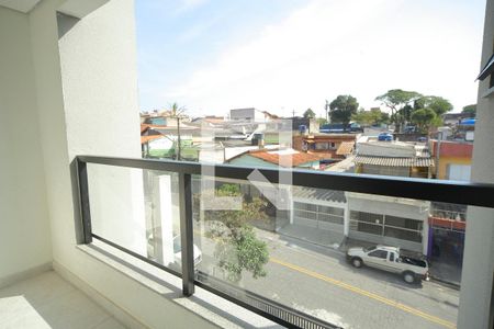 Varanda da Sala de apartamento à venda com 2 quartos, 53m² em Jardim Lavinia, São Bernardo do Campo